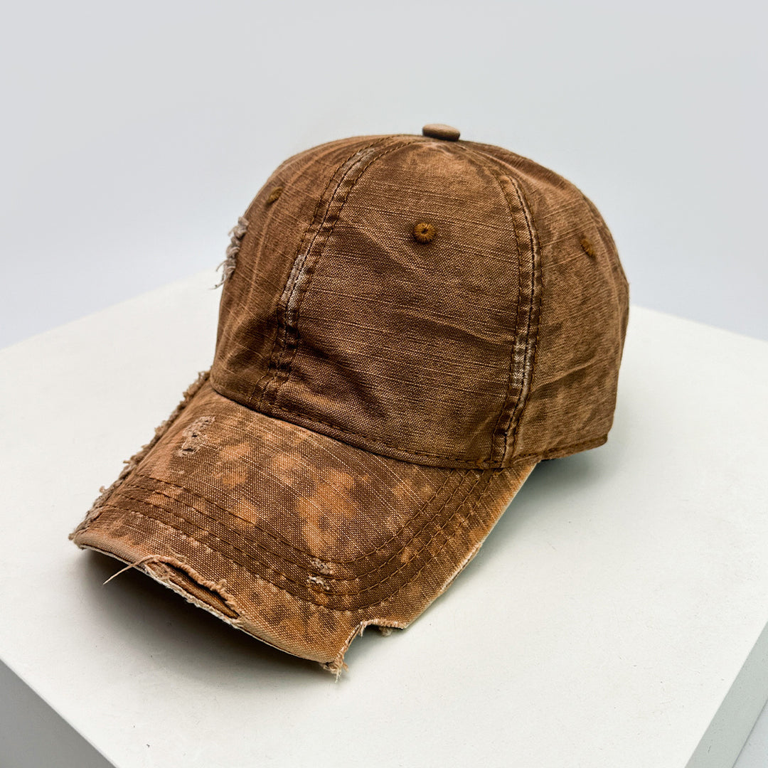 Men's distressed denim baseball cap Skanto
