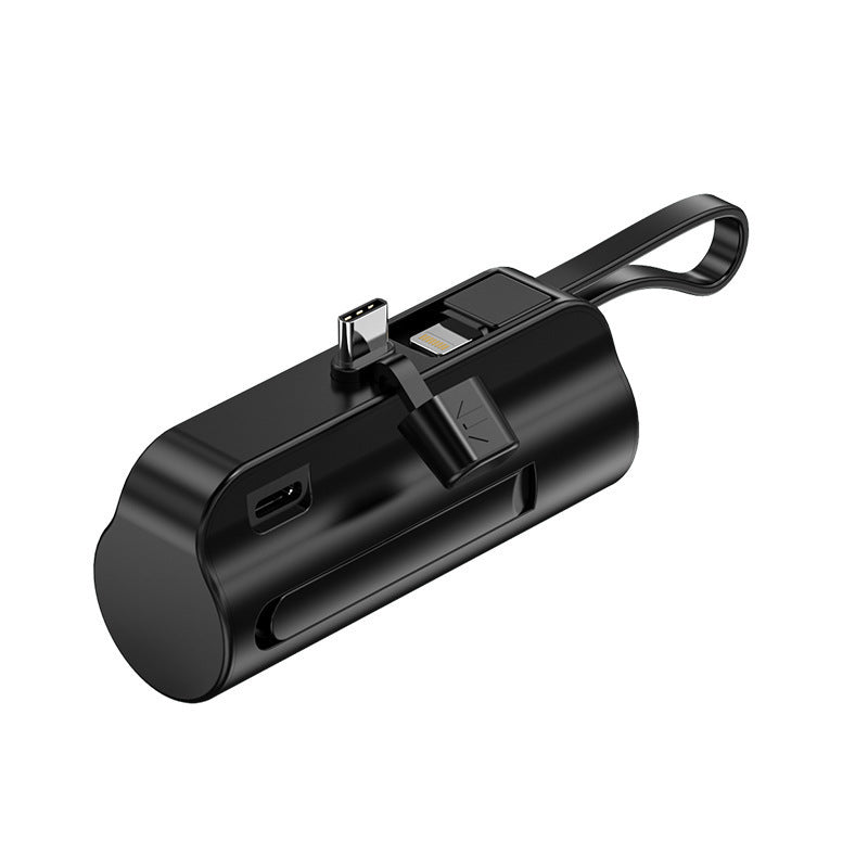 Bærbar powerbank med integrert ladekabel og ergonomisk design Skanto