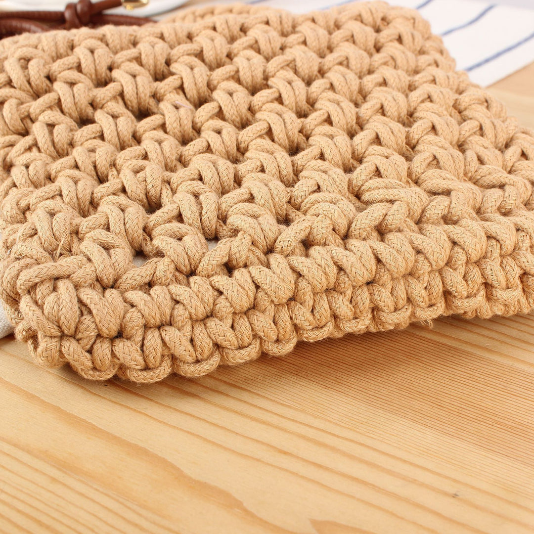 Handmade macrame handbag with adjustable shoulder strap Skanto