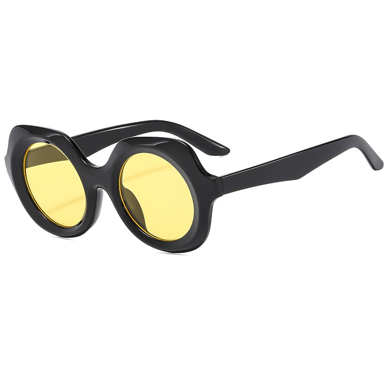Dame Designer-solbrille med ekstravagant skilpaddeskall-ramme Skanto