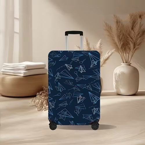 Unisex nan elastisk koffertrekk med vulkansk lava-marmordesign, elastisk beskyttelsestrekk for Trolley Skanto