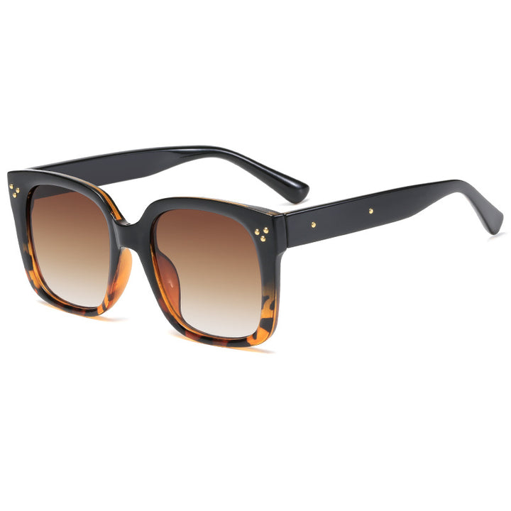 Dame firkantet solbrille med innovativ ramme og UV-beskyttelse Skanto