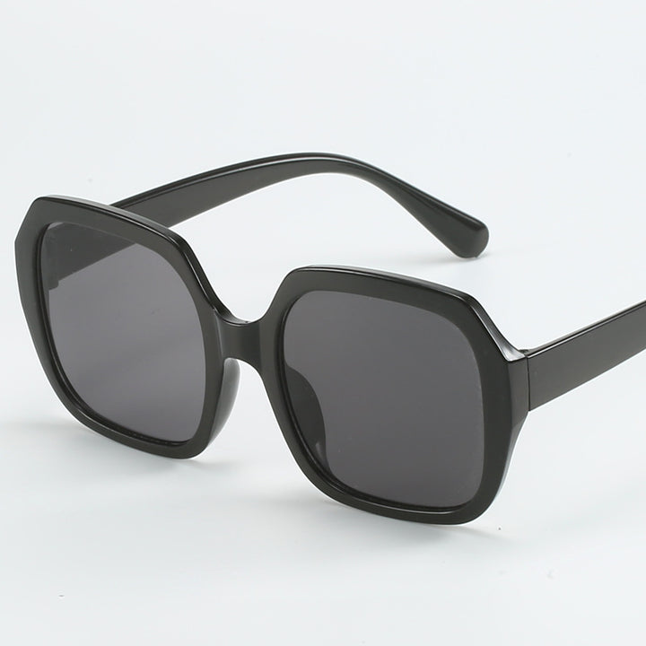 Dame Modisk Oversized-solbrille med ekstravagante leoparddetaljer Skanto