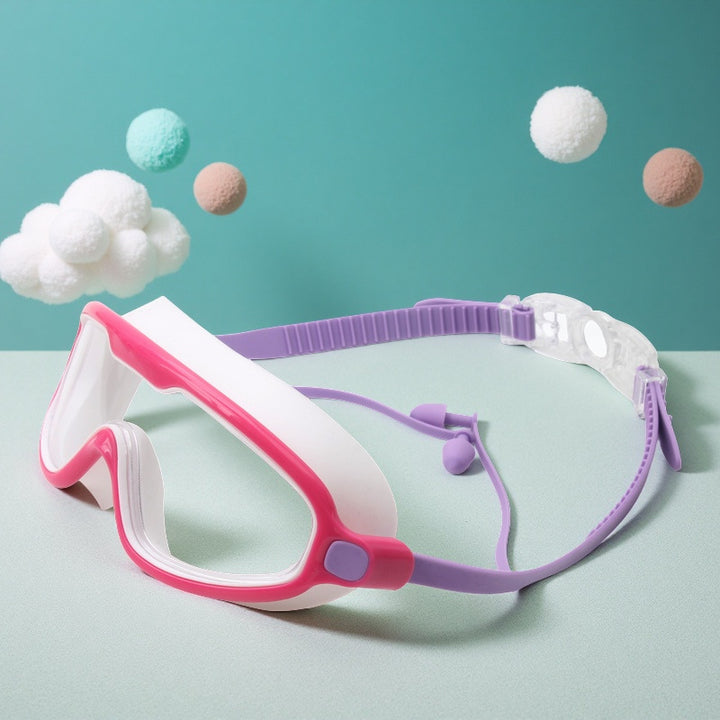 Vanntett svømmebrille med justerbar nesestykket Skanto
