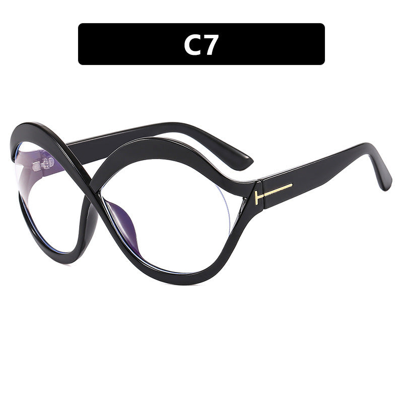 Dame ekstravagant formet solbrille Skanto