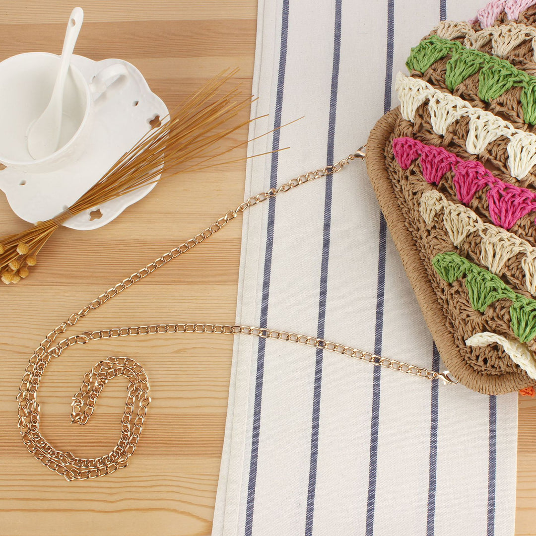 Shoulder Bag with Colorful Woven Pattern Skanto
