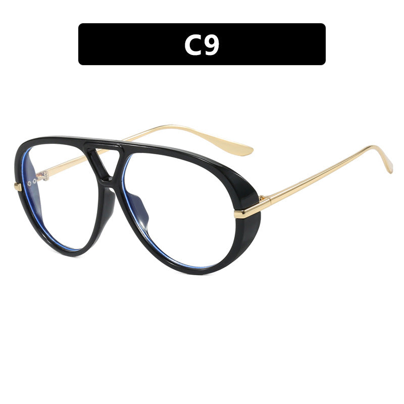 Women's Oversized Sunglasses with Elegant Plastic Frame and Mirrored Lenses Skanto