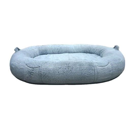 Ultra-Plush Rund  Sovepute  Hundeseng