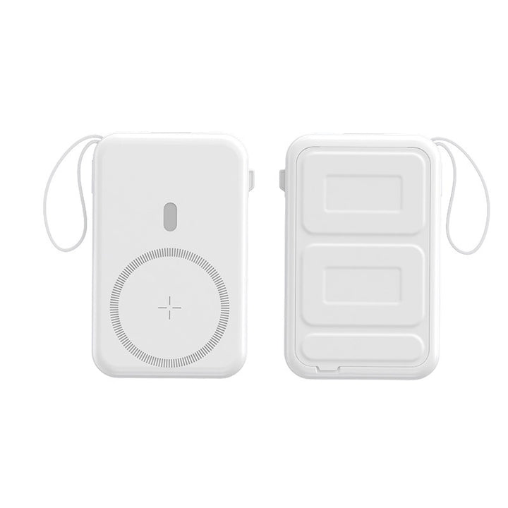 Bærbar trådløs powerbank med integrert ladepute Skanto