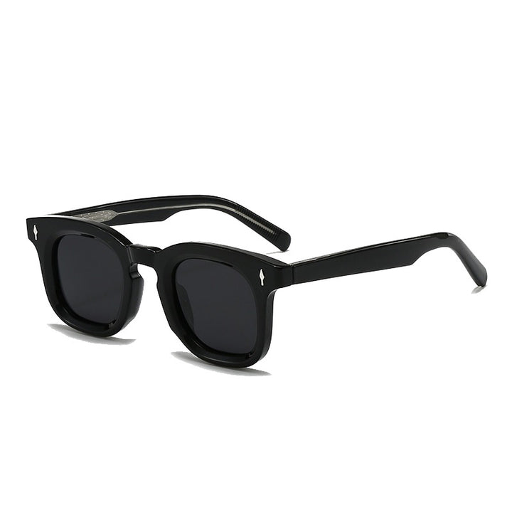 Dame UV-beskyttelse solbriller med moderne acetatrammer Skanto