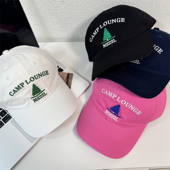 Herre Broderte Camp Logo Baseball Cap Skanto