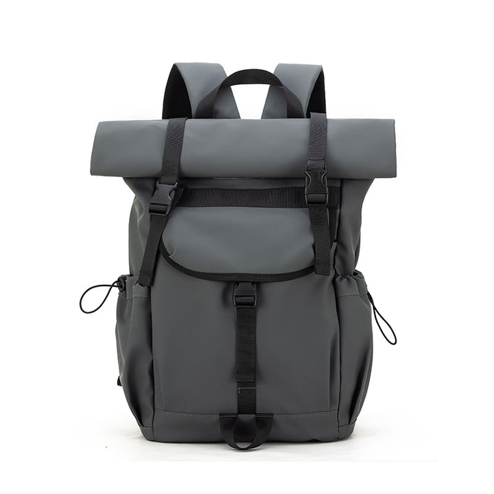 Rolltop-Ryggsekk med vanntett belægning og ergonomiske bæreremmer Skanto