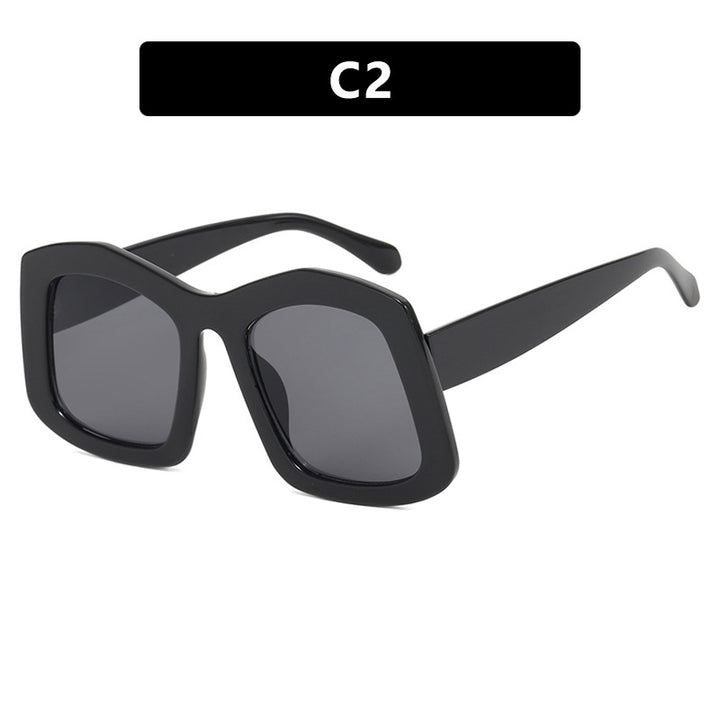 Damer stor solbrille med moteriktig design og UV-beskyttelse Skanto