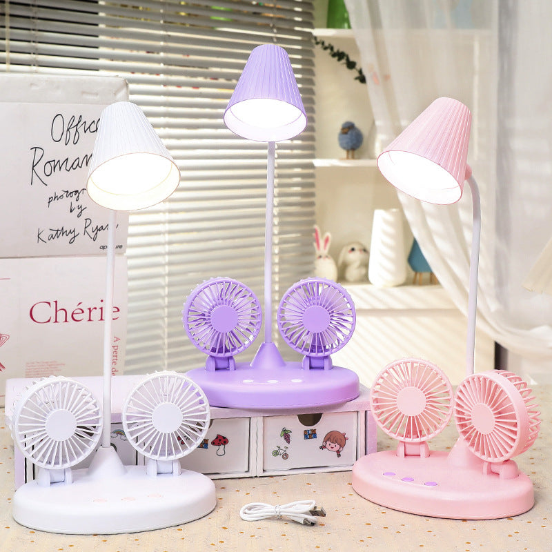 Dame Multifunksjonell Bordlampe med Integrerte Vifter Skanto