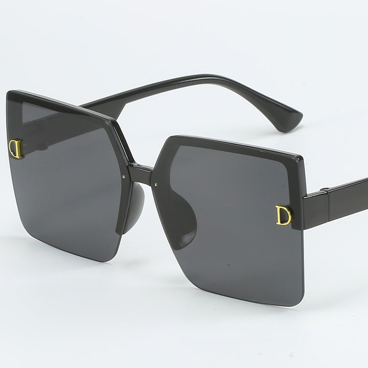Damer oversized solbrille med høy kvalitet gradient Skanto