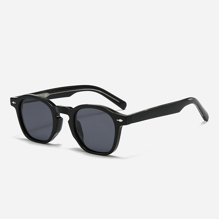 Dame designer solbrille med høykvalitets acetatrahm og UV-beskyttelse Skanto