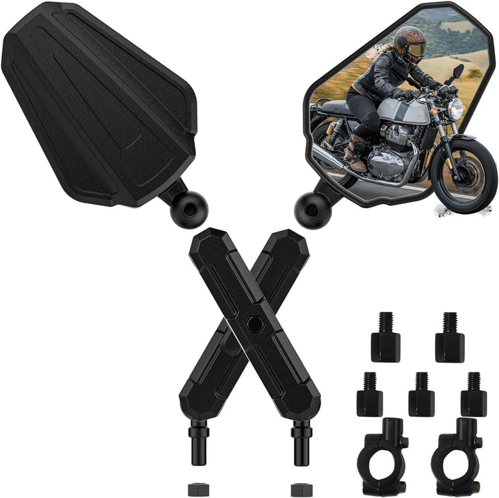 Adjustable Sport Motorcycle Mirrors Skanto