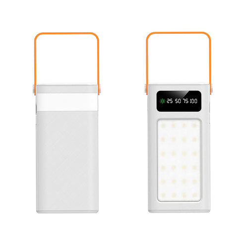 bærbar Powerbank med integrert LED-lys og digital skjerm Skanto