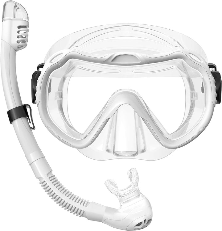 Tauchmaske med Fit-teknologi og ergonomisk snorkel Skanto
