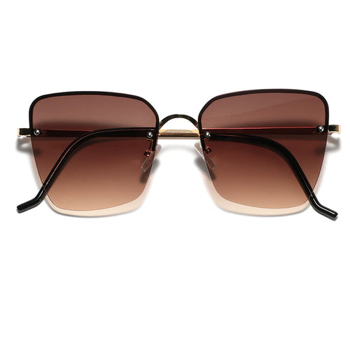 Dame moteriktig kvadratisk solbrille med gradientlinser Skanto