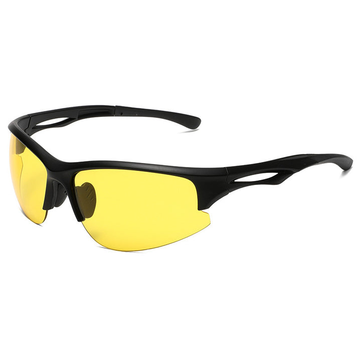 Dame Sporty solbrille med aerodynamisk design og polarisert linse Skanto