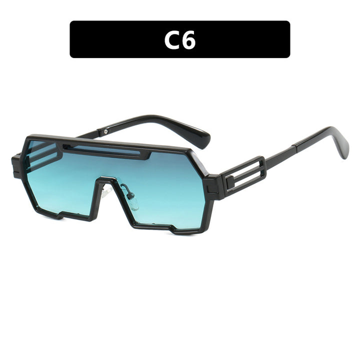 Women's futuristic sunglasses in striking hexagonal design Skanto