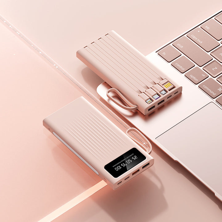 Høyytelses powerbank med digital skjerm Skanto