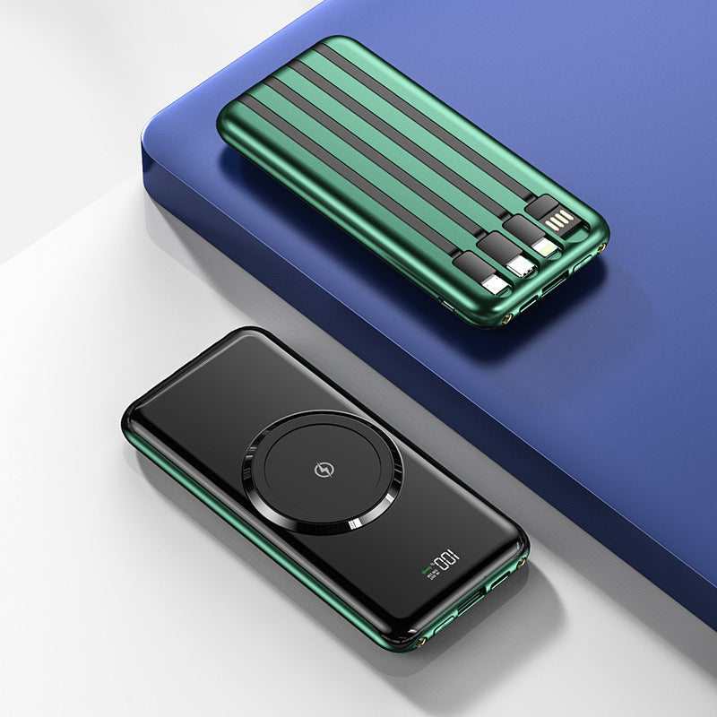 Bærbar powerbank med hurtigladingsfunksjon og LED-skjerm Skanto