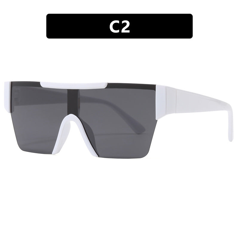 Women's futuristic sports sunglasses with UV protection and wide lens area Skanto