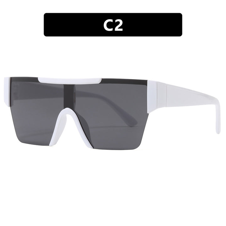 Women's futuristic sports sunglasses with UV protection and wide lens area Skanto