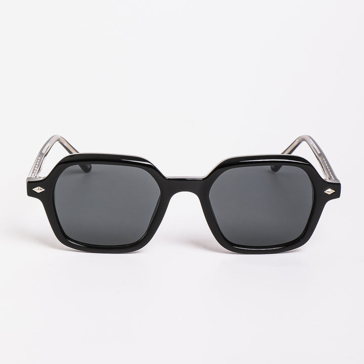 Dame moteriktig solbrille i stilig oktagon-design Skanto