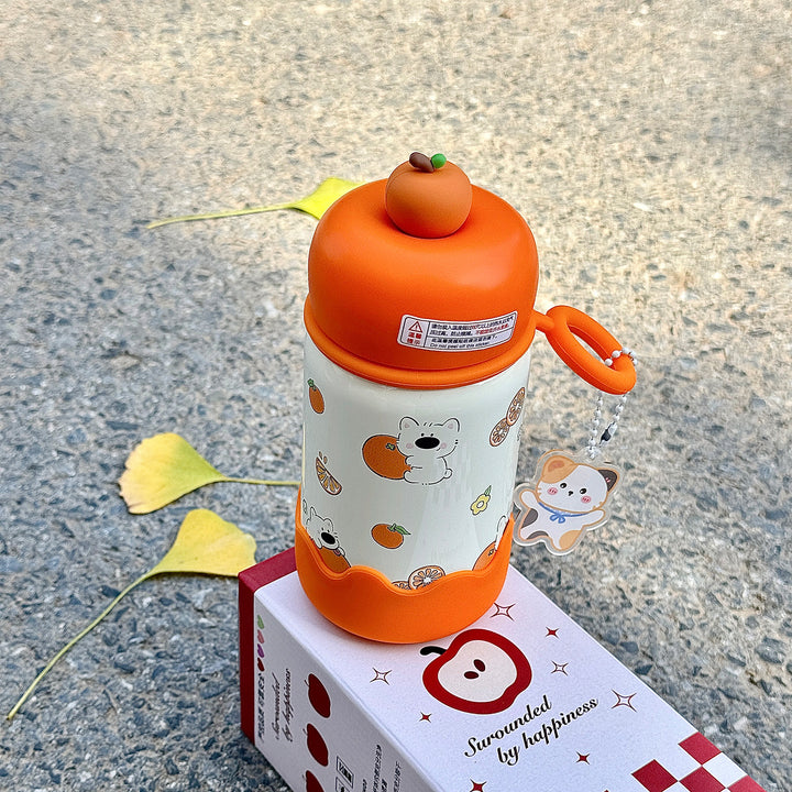 Dame drikkeflaske med interaktiv frukttopp Skanto
