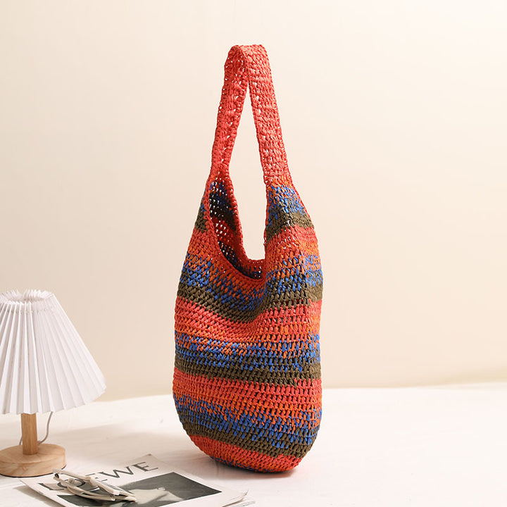Handmade Loose Bag in Woven Material Skanto