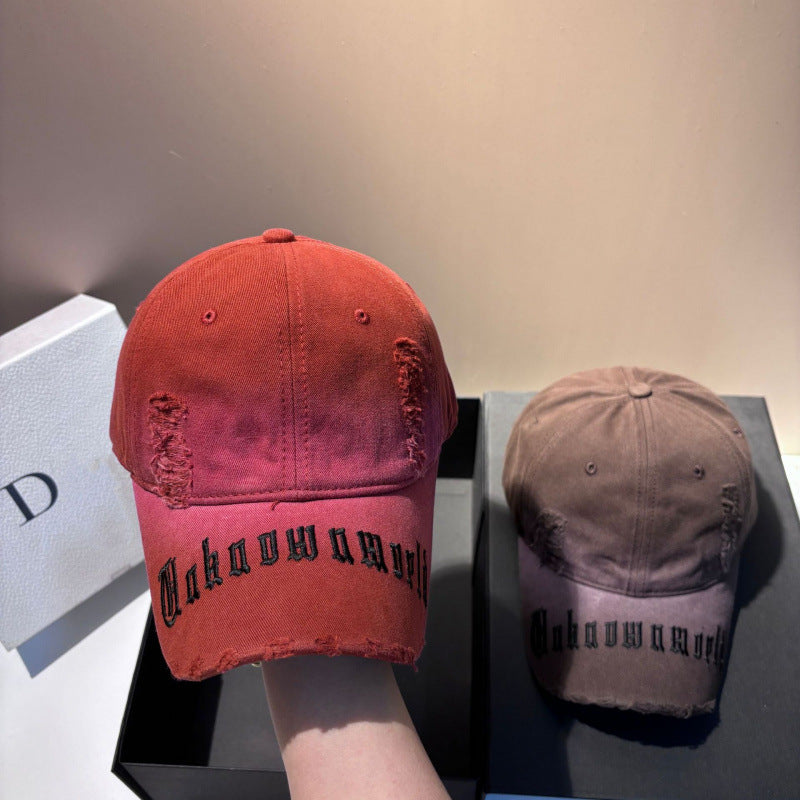 Men's Distressed Graphic Baseball Cap Skanto