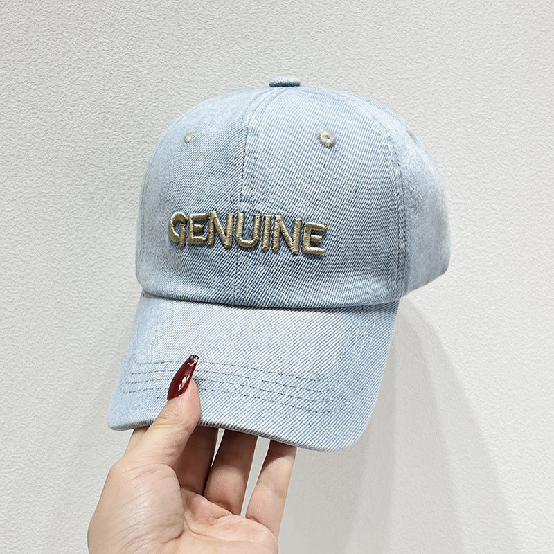 Herre Denim Baseball Caps Skanto