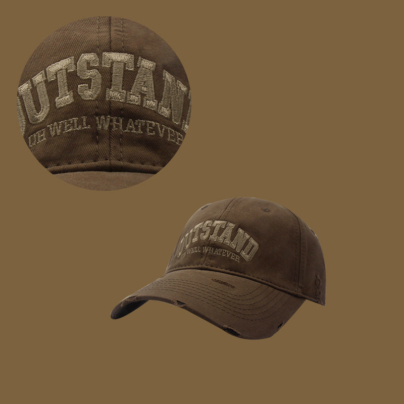 Unisex Slittet Fritids Caps Skanto