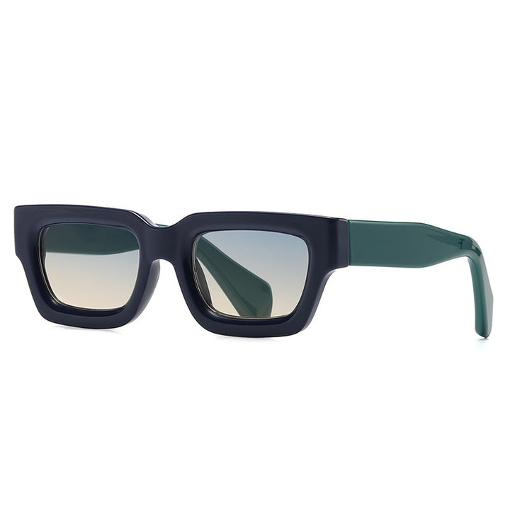 Dame oversized solbriller i moderne, kantete design Skanto