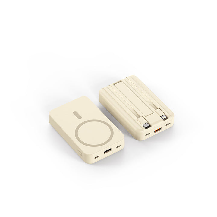 Kompakt powerbank med modulær hurtiglading funksjon Skanto