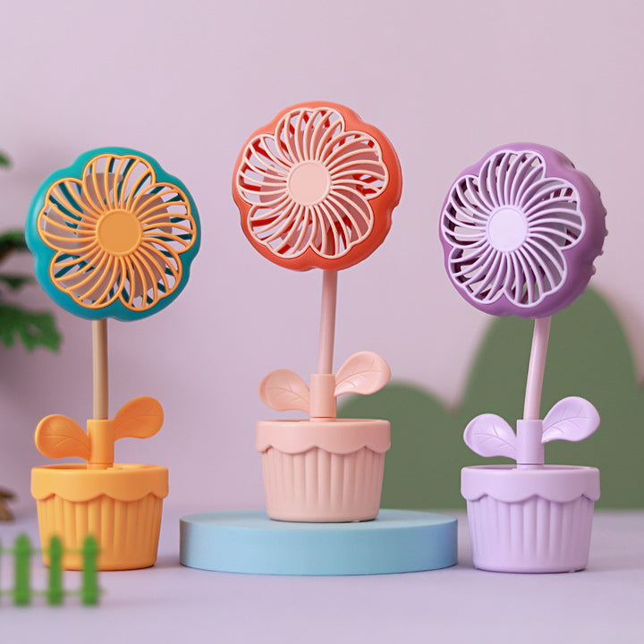 Damer Dekorativ Mini-Vifte med Blomsterdesign Skanto