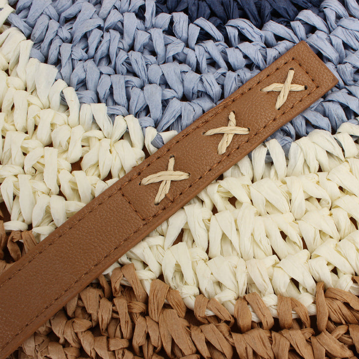 Round straw bag Skanto