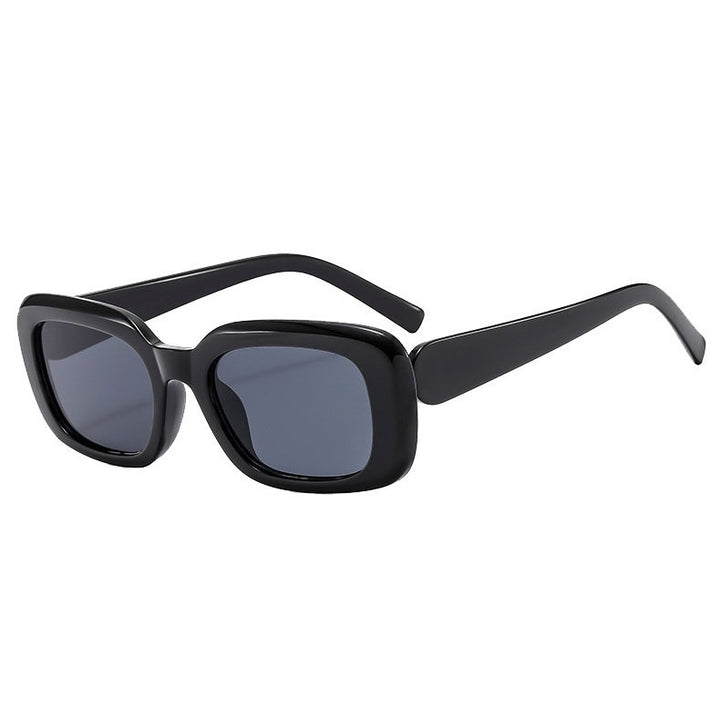 Dame Modis avslappet firkantet solbrille med bred ramme og UV-beskyttelse Skanto