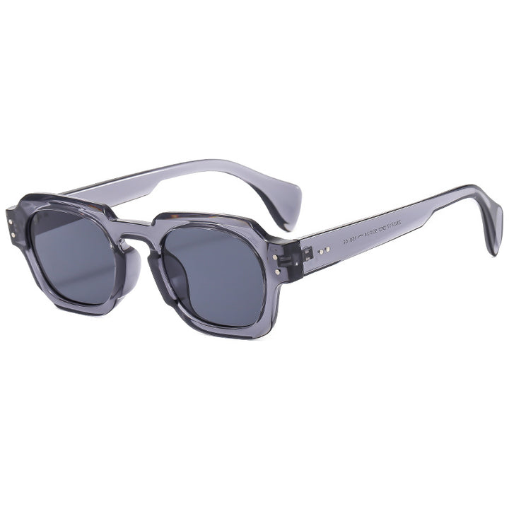 Damer moteriktig solbrille i unikt åttekantet design Skanto
