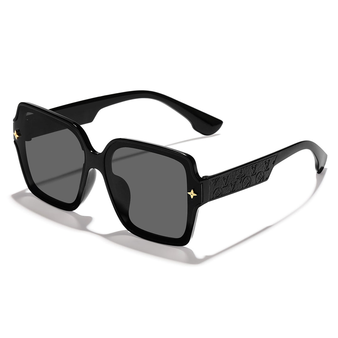Dame stilige oversized solbriller med moderne ramme Skanto