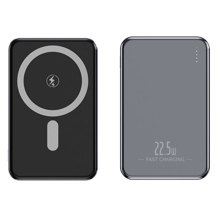 Magnetisk powerbank med hurtig Qi-ladeteknologi Skanto