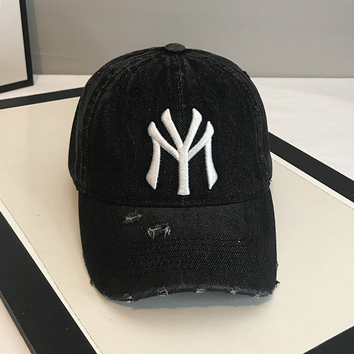 Herre's Slitt Denim Baseball Caps Skanto 1784188165