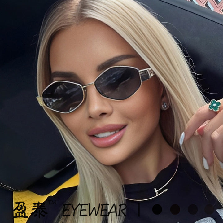 Damer geometrisk Cat-Eye solbriller Skanto