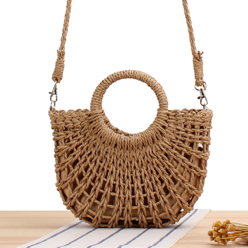 Håndlaget kurvveske i Boho-stil Skanto