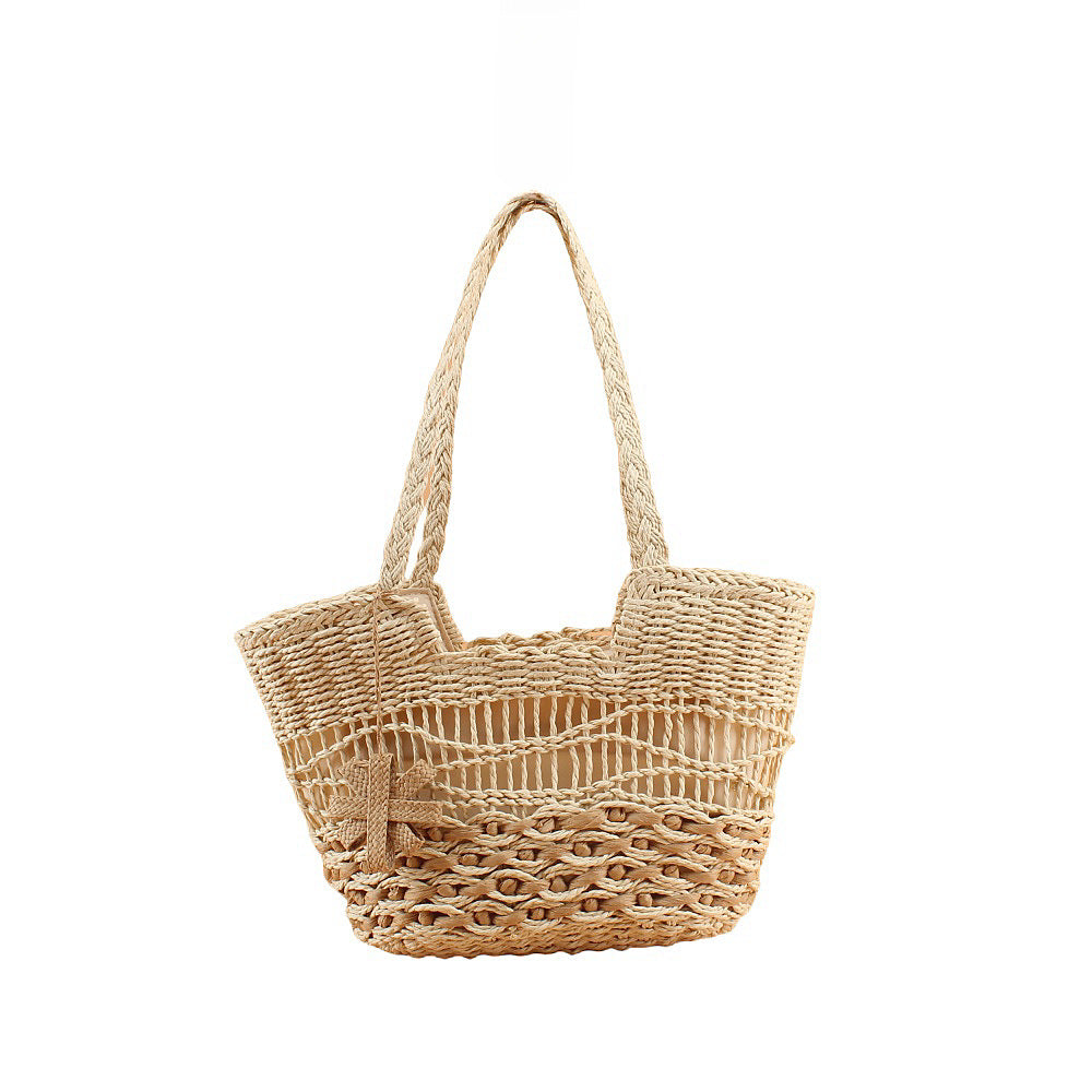 Håndlagd strandveske Skanto