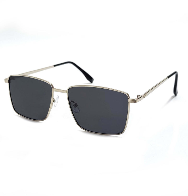 Herremodern kvadratisk solbrille med UV-beskyttelse og ergonomiske stenger Skanto
