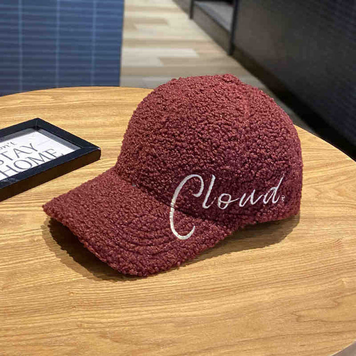 Kvinne Fluffy Teksturert Baseball Cap Skanto